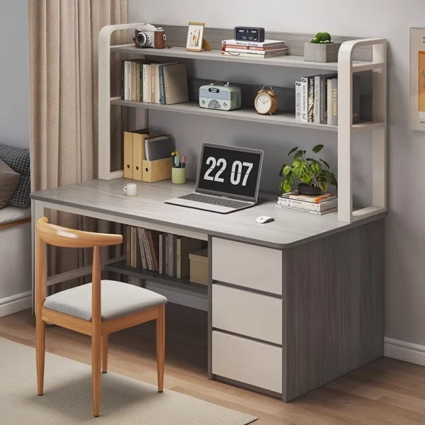 cn-11134207-820l4-monssxqlcqvf78.webp Computer Desk and Bookshelf Combo L140cm W50cm H73cm