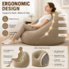 Leego Inflatable Lazy Sofa L110cm W110cm H85cm