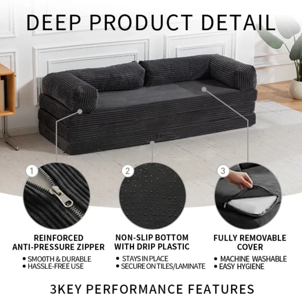 Compressed Sofa Bed 2-4 Seater