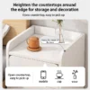 HOMELAND Modern Bedside Table Cabinet L34cm W30cm H50cm