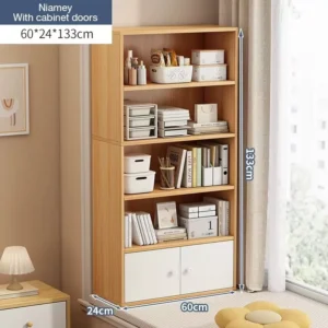 my-11134207-7rasl-mbltn2nbeq3o03.webp 5 Tier Wood Display Bookshelf L60cm W24cm H133cm