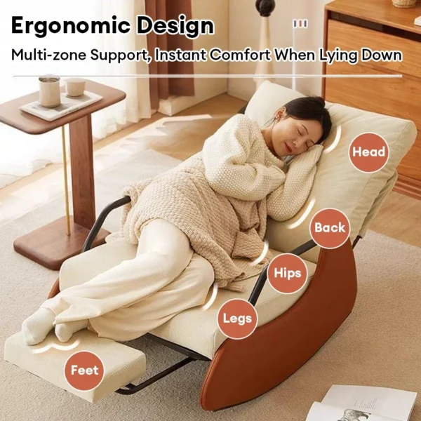 Nordic Rocking Single Lazy Sofa