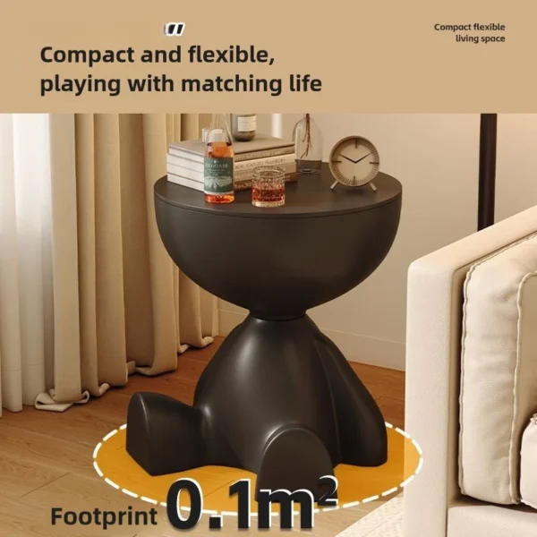 Coffee Side Table Storage Cabinet
