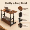 Movable Adjustable Bedside Laptop Table