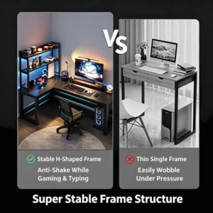 my-11134207-820le-mrpi9ll8jn600b.webp L Shape Computer Table 120cm/140cm