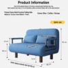 Folding Sofa Bed 1/2/3 Seater