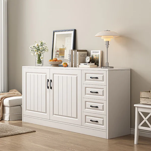 Modern Solid Wood Storage Cabinet