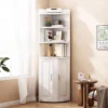 sg-11134201-7rdvv-md2witm78rb013.webp 4 Layer Corner Bookcase With Door