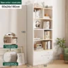 Solid Wood Display Rack Cabinet L60cm W24cm H180cm
