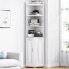sg-11134201-7rdym-md2wiu6gf2sm3b.webp 4 Layer Corner Bookcase With Door