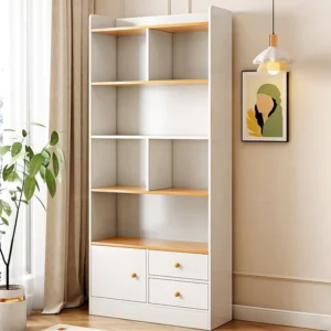 sg-11134201-7rdyn-mbymtey2tblhbf.webp Solid Wood Display Rack Cabinet L60cm W24cm H180cm