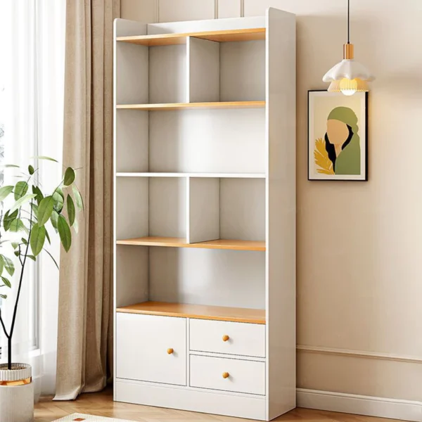 Solid Wood Display Rack Cabinet L60cm W24cm H180cm