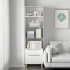 Wooden Bookshelf Storage Cabinet