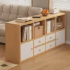 Wooden Two Tone Bookcase Cabinet